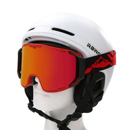 Ski Goggles Big UV Windproof Anti fog Double Lens Men Women Snowboard Glasses Mountaineering Snow Goggle Eyewear Equipment 230828