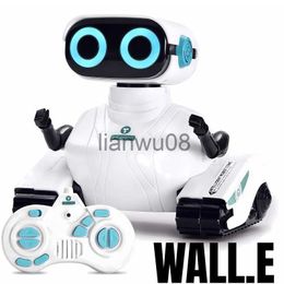 Electric/RC Animals Smart Robots Emo Robot Dance Voice Command Touch Control Singing Dancing Talkking Interactive Toy Gift for Kids x0828