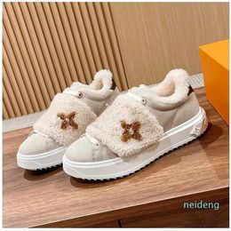 Designer -Winter Snow Boots Fashion Versatile Casual Shoes with Cotton Thickening for warmth boot