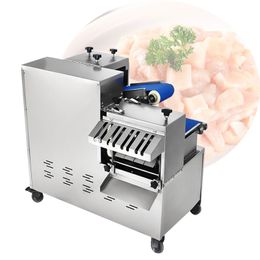 110V 220V 380V Commercial Diced Meat Machine Stainless Steel Multi-function Fresh Meat Cutter Machine