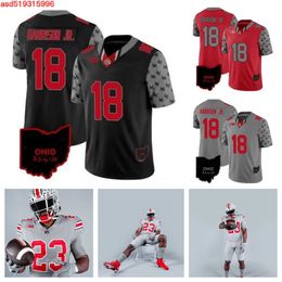 2023 Ohio State Buckeyes Football Trikot - Authentische Jugendliche Erwachsene Größen Verschiedene Spielerzahlen