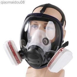 Protective Clothing Facepiece Respirator Full Face Gas Mask For Painting Chemica HKD230826
