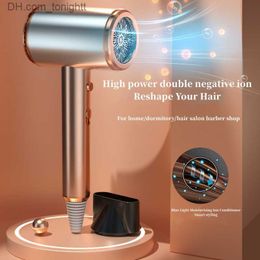High-power 2023 Genuine Hair Dryer Low-radiation Ultra-quiet Ion Hair Care Fast Drying with Concentrator 3 Heat Settings Q230828