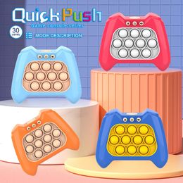 Decompression Toy QuickPush Puzzle Game Machine Decompression Education Toys Children Pinch Music Game Machine Pop Push Bubble Decompression Toys 230826