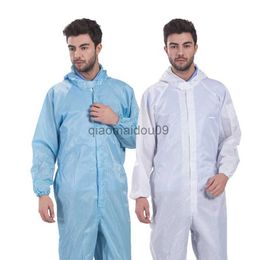 Protective Clothing Worker clothing workwear workmen food Factory uniform anti-static Long-sleeve painter overalls suit male dust proof uniforms HKD230825
