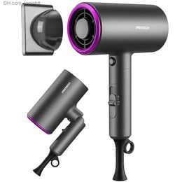 Foldable Anion Hair Dryers Professinal Quick Dry 1400W Travel Hairdryer Portable Hair Blow Dryer with Pro Negative Lon for Salon Q230828