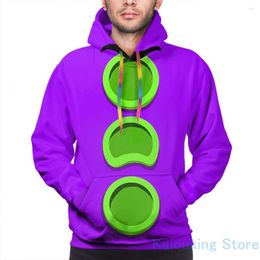 Men's Hoodies Mens Sweatshirt For Women Funny Purple Tentacle - Day Of The DOprint Casual Hoodie Streatwear