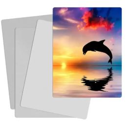 Sublimation Blank Aluminum Photo Panel Printing Metal Painting Sublimate Sheet Disc Photo DIY Frame 20x30cm FY5541