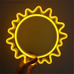 Sun Neon Sign Moon Cloud Lightning Lights USB Battery Power Wall Lamp for Room Home Wall Lamps Party Wedding Decor Baby Light HKD230825