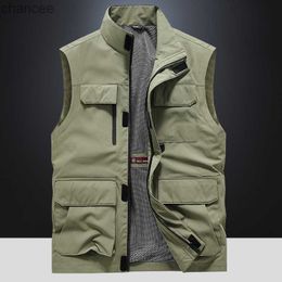 Men Vests Jacket Quick Dry Summer Outdoors Sleeveless Men's Vest Casual Travels Thin Fishing Vests Waistcoat Male Clothes S-5XL HKD230828