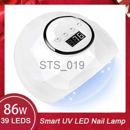 Nail Dryers Nail Lamp Professional Manicure Gellak Lamp Led UV LED Nail Dryer For Gel Varnish UV Nail Machine With LCD Display Gel Lamp x0828