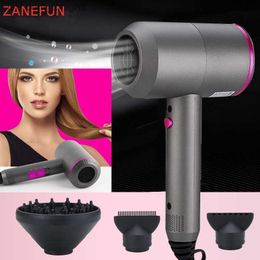 Hair Dryer Hot and Cold Wind with Diffuser Conditioning Powerful Hairdryer Motor Heat Constant Temperature Hair Care Blowdryer Q230828