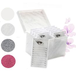 Other Items 4 Colours 10 Layers Eyelash Storage Box Makeup Organiser Glue Pallet Lashes Holder Grafting Extension Tools 230828