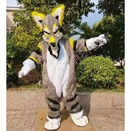 Wolf Fox Husky Mascot Costume Walking Halloween Suit Large Event Costume Suit Party dress Apparel Carnival costume