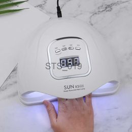 Nail Dryers 80W X5 Max LED UV Lamp Nail Dryer Gel Polish Curing Lamp With Auto Sensor LCD Display 45LED Lamp For Women Nail Dryer x0828