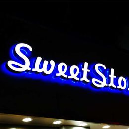 Commercial Store Signs Outdoor Company Signs Custom LED Acrylic Signs HKD230825