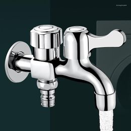 Bathroom Sink Faucets Ermo Washing Machine All Copper Mop Pool Faucet Lengthened One In Two Double Universal Household