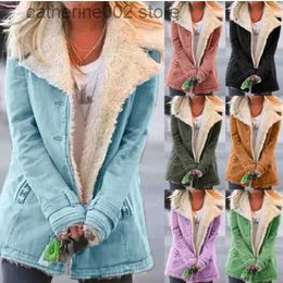 Women's Jackets 2023 Thick Warm Winter Coat Women's Winter Jacket Fur Lining Plus Hoodie Women's Park Chiffon Apron T230828