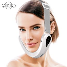 Face Massager Face Massagers Lifting Device LED Pon Therapy Slimming Vibration Massager Double Chin V-shaped Cheek Lift Face 230826