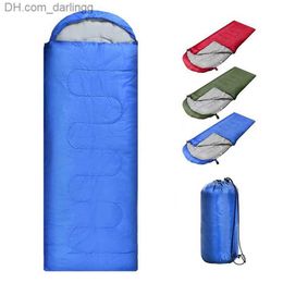 Sleeping Bag Warm Lightweight Envelope Sleeping Bag For Adults Kids Indoor Outdoor Camping Hiking Traveling Portable Waterproof Q230828