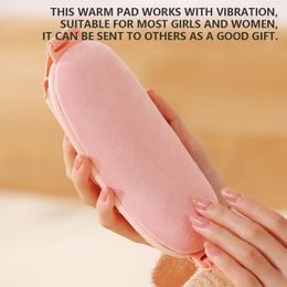 Other Massage Items Electric Heating Belt Uterus Warm Massager Girls Waist Health Care Vibrating Wearable Travel Menstrual Warmer Pad 230828