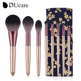 Makeup Tools DUcare 8Pc Brush Set Synthetic Hair pinceaux de maquillage Powder Eyeshadow Foundation Brushes Cosmetics Maquiagem 230828