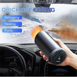 12V/24V Car Heater 150W Cup Shape Heater Fast Heating Fan Portable Adjustable Windshield Defogging Defroster For Car Accessories Q230829