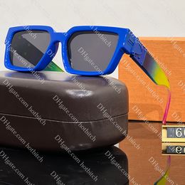 Classic Designer Sunglasses Men Women Hip Hop Square Frame Sun Glasses Fashion Driving Beach Shading UV Protection Polarised Eyewear Christmas Gift