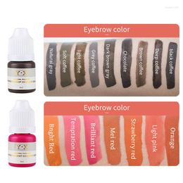 Tattoo Inks 8ml Makeup Eyebrow Lips Eye Line Color Microblading Pigment Ink 23 Colors For Choose