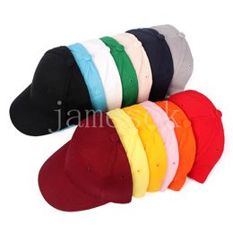 custom cotton toddler ball hat children hats colorful plain kids baseball cap DF214