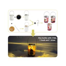 Blank sublimation Multifunctional 11oz glow in the dark clear double wall glass snow globe glitter Solar Lights mason jar glowing elf drinking glass can