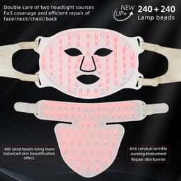 Face Care Devices With custom silicone eyes mask 7 colorful light Skin Beauty led 230828