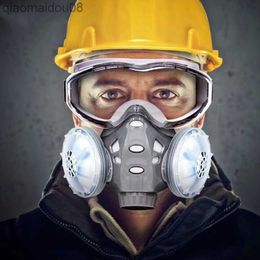 Protective Clothing Dust Mask With Philtre Cottons Protection Mask For Decoration Smog Particulate Matter Chemical Respirator HKD230826