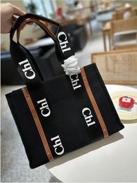 Designer handbags womans WOODY Tote shopping bag fashion luxury womens crossbody high NYLON Canvas hobo linen Large Beach straw cluth sunshine school baga 30cm 40cm