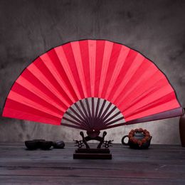 Chinese Style Products Folding Fan Hand Cloth Chinese Folding Fan Wooden Bamboo Antiquity Fold Fans Calligraphy Painting Decor