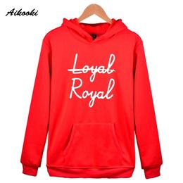 Men's Hoodies Sweatshirts Loyal Royal Men Women Hooded Unisex Pullovers Tops Mens Hip Hop tops 230826