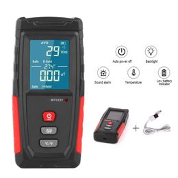 Radiation Testers Rechargeable Digital 5G 4G EMF Electromagnetic Radiation Metre Tester Detector Handheld Portable Counter Emission Dosimeter 230827