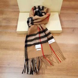 New Arrivals Winter 100% cashmere designer scarf high-grade soft thick fashion mens womens luxury scarves neutral classic plaid large plaid cape imitation 5 Colours