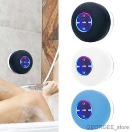 Portable Speakers Mini Blue tooth Speaker Waterproof Bathroom Speaker Wireless Shower Speakers Strong Adsorption Music Player For Car Outdoor Pool R230828
