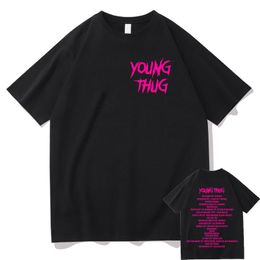 Rapper Young Thug Green Rare Graphic Tee Shirt Male Hip Hop Retro Short Sleeve T-shirts Men Women Cotton t shirt Oversized t Shirt gothic clothes MMWW