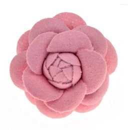 Brooches CINDY XIANG Arrival Fabric Camellia For Women Elegant Flower Pins Fashion Party Jewelry Coat Accessories