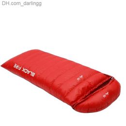 White Duck Down Filled Adult Mummy Style Sleeping Bag Fit for Winter Thermal 4 Kinds of Thickness Camping Travel Q230828