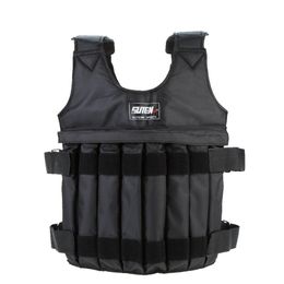 Men's Vests 20kg50kg Loading Weighted Vest For Boxing Training Workout Fitness Equipment Adjustable Waistcoat Jacket Sand Clothing 230826