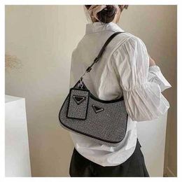 22% OFF Bag 2024 New Launch Designer Handbag Style female Sequin underarm stick French simple