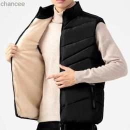 Vest For Men 2023 Winter Warm Casual Sleeveless Jacket Korea Fashion Loose Gilet Coat Jackets Man Clothing New Waistcoat Thicken HKD230828