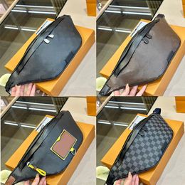 mens bag designer running outdoor leather Sporty Travel Handbags Fashion Crossbody Canvas pattern wallet NO4