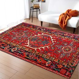 Home Persian Style Area Rug High Abstract Flower Art Carpets for Living Room Bedroom Anti-Slip Floor Mat Kitchen Tapetes De Sala HKD230828