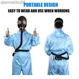 Protective Clothing MF1B chemistry breathe Gas Full Mask Black Respirator Painting Spray Pesticide Natural Rubber Mask Chemical Prevention Mask HKD230826