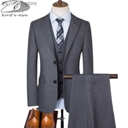 8xl Jacket Pants Vest Wedding Suit Men Dress Korean Slims Men's Business Suit 3/2 Pieces Set Formal Suit Tuxedo Groom Suit Q230828