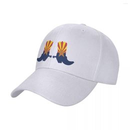 Ball Caps Аризона Флаг ковбойские сапоги - Cool AZ Baseball Cap Fishing Women's Hat 2023 Мужские